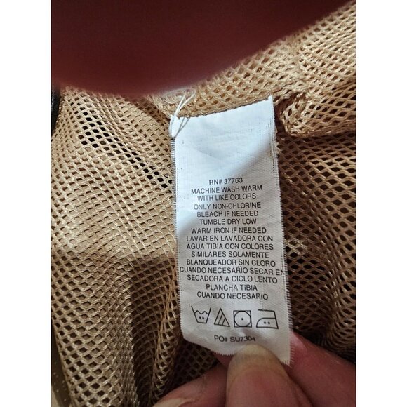 Men's PGA TOUR Windbreaker Jacket Beige/Tan Short Sleeve 1/4 Zip XL Golf - Picture 4 of 8